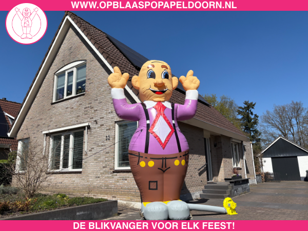Abraham feest opblaaspop huren