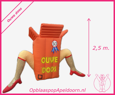 Ouwe doos opblaasfiguur huren Ouwe doos opblaasfiguur huren