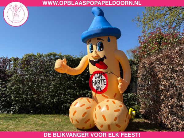 Van hart pik opblaasffiguur verhuur