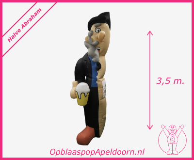 Halve Abraham opblaasfiguur huren 2026
